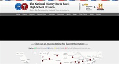 Desktop Screenshot of historybowl.com